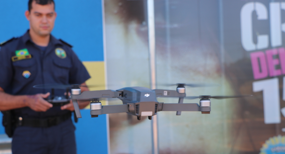 GM começa a utilizar drone para auxiliar no combate às drogas